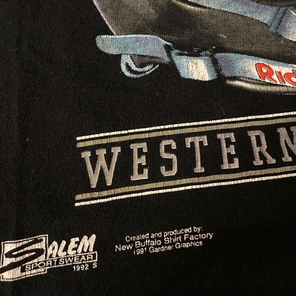 Vintage 1991 SALEM SPORTS 3D Raiders single stitch - Picture 3 of 3